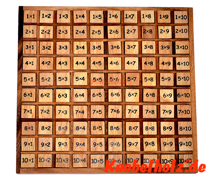 Multiplikations Board aus Holz, Multiplikationstabelle, Lernhilfe für Kinder, Mathematik
